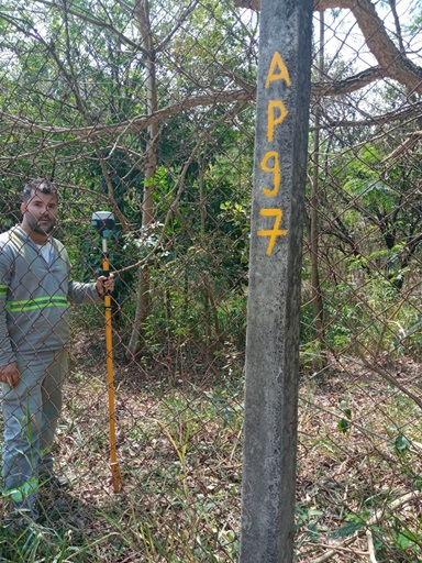 Equipamento de topografia